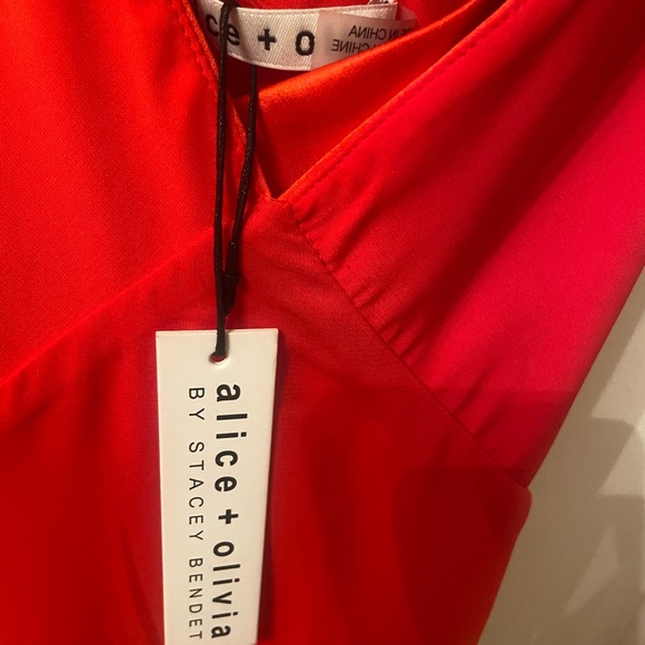 Alice & Olivia Red Dress with Tags - Picture 7 of 10